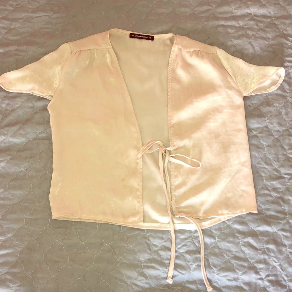 Brandy Melville silky top
